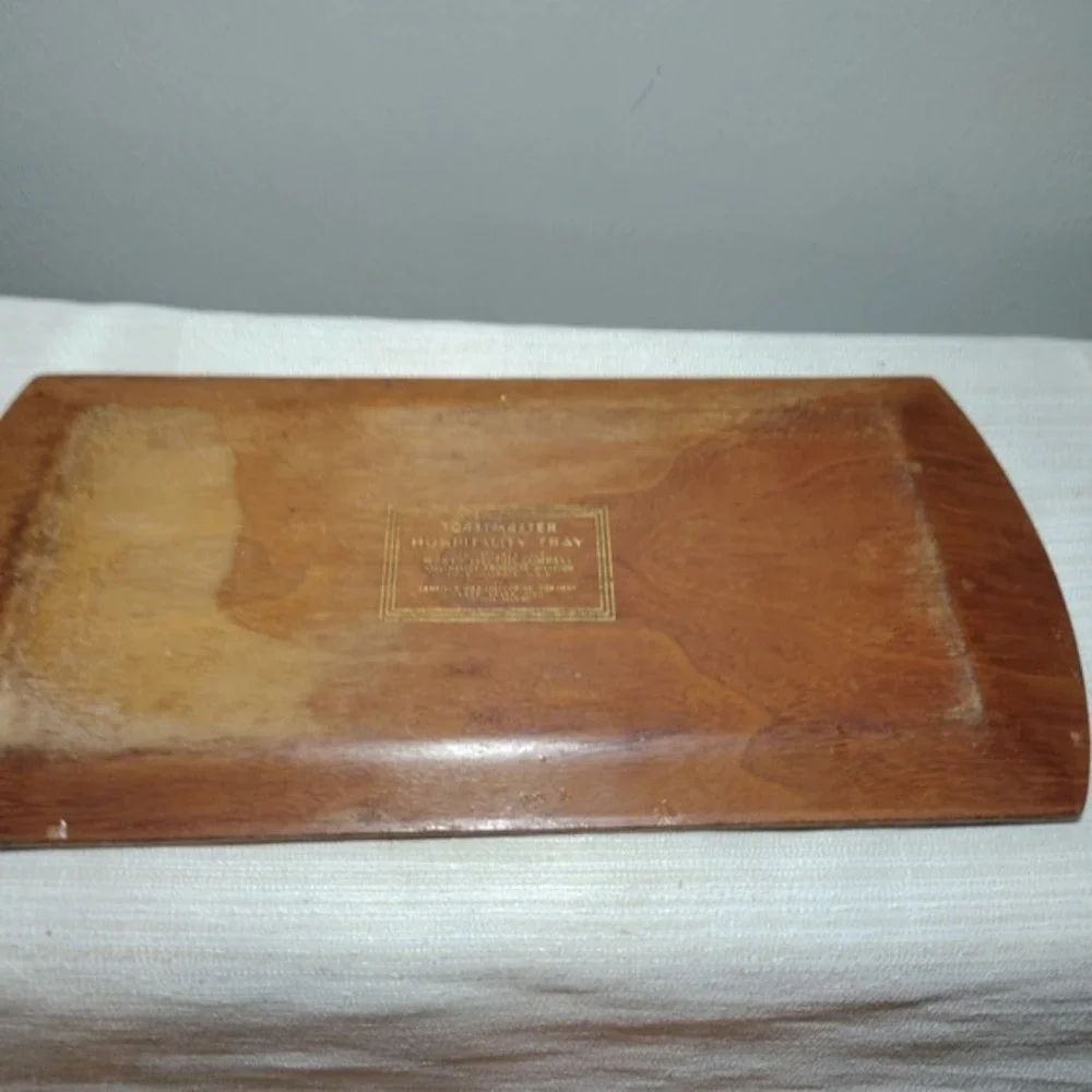 McGraw Electric Company Farmhouse Vintage Toastmaster Wooden decor Tray‎